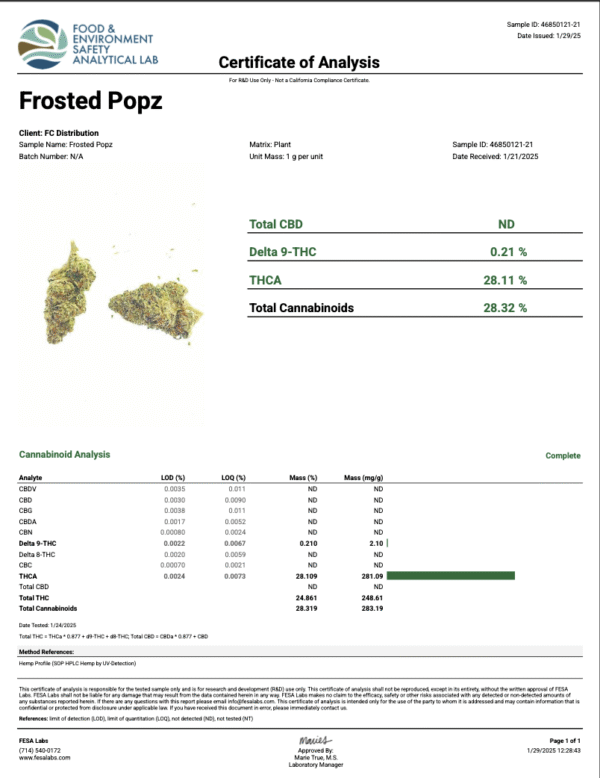 Exotic Frosty Pops (smalls) - Image 2